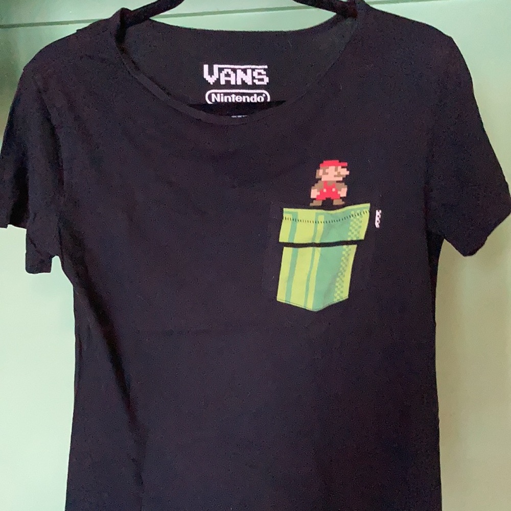 BOGO Vans Nintendo Super Mario pocket tee